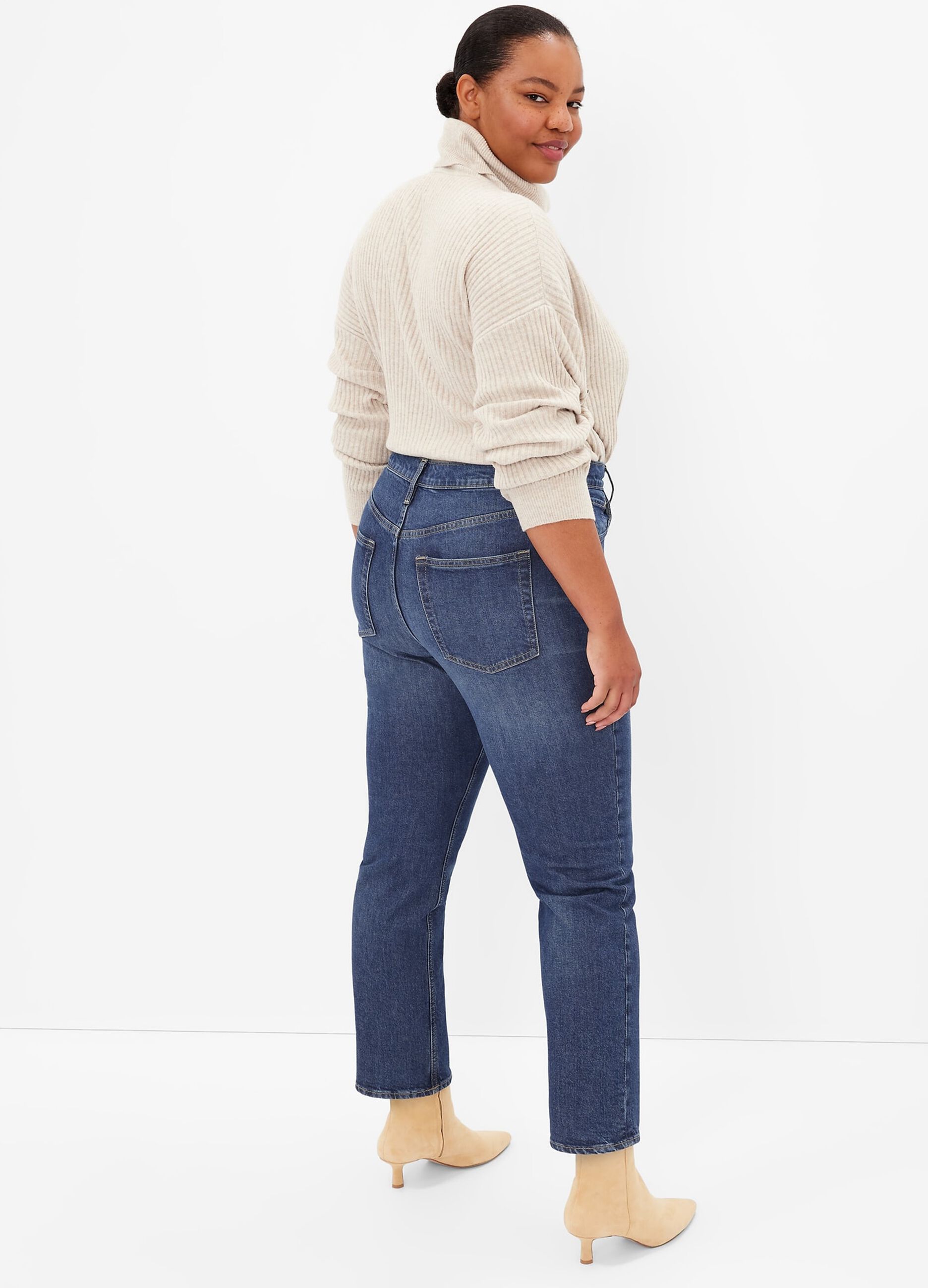 Jeans straight fit effetto maltinto_3