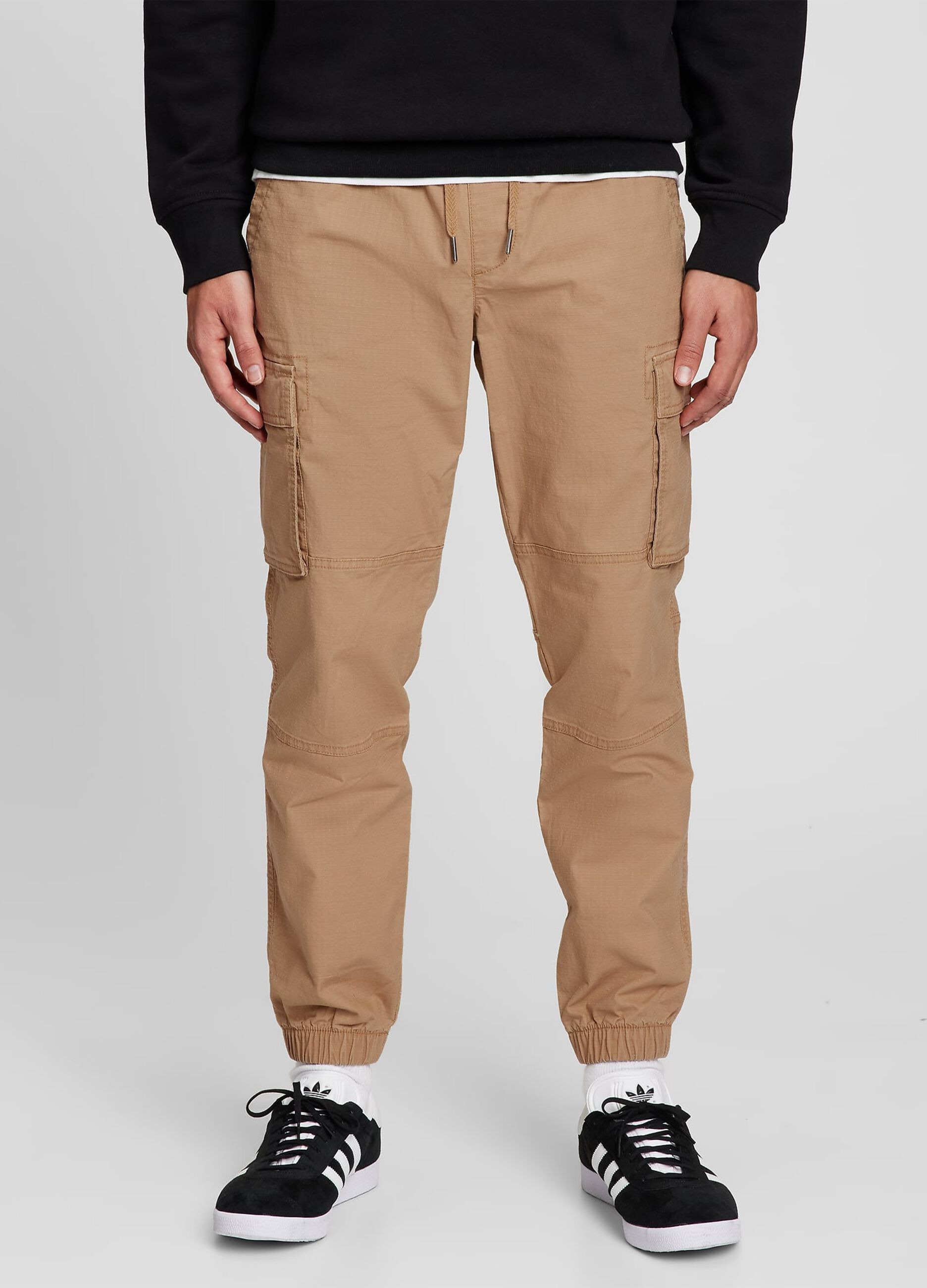 Cargo joggers with ripstop weave