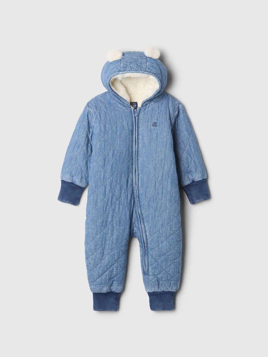 Tutina imbottita con interno in eco pelliccia Neonato_0