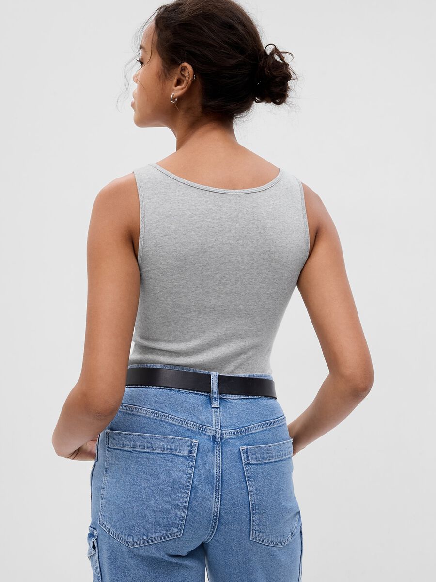 Tank top in cotone e modal stretch Donna_1