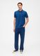 Short Sleeve Stretch Blue Polo_2