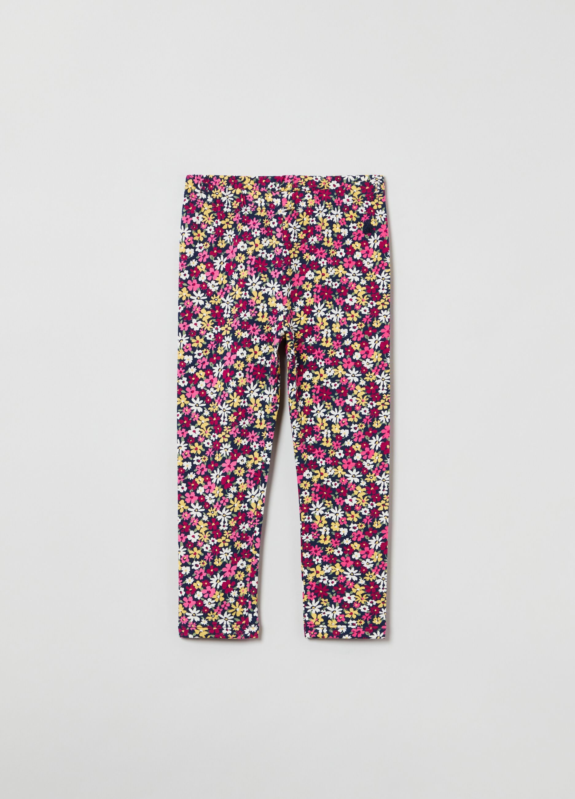 Leggings with ditsy floral print