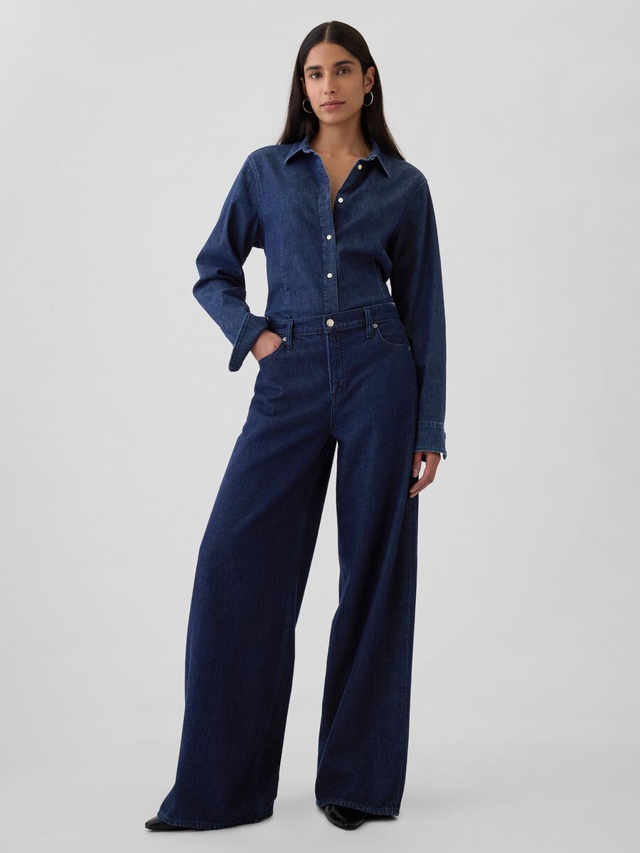 Jeans baggy fit rinsed Donna_0