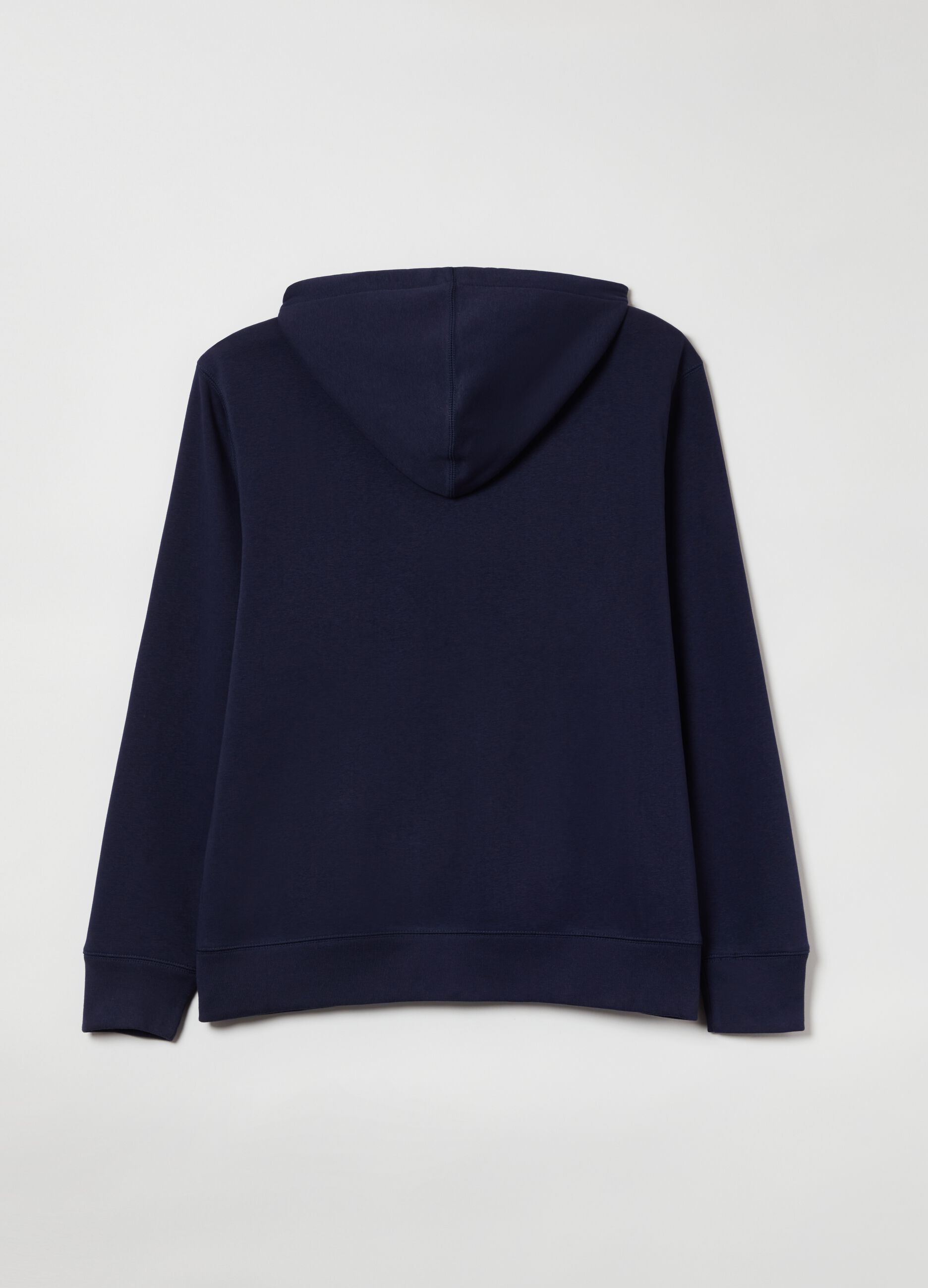 Full zip in felpa con ricamo logo Blu GAP Italia