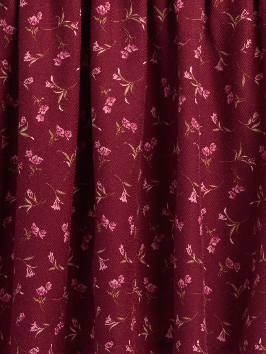 Vestito rosso per bambina con scollo rotondo Bambina_3