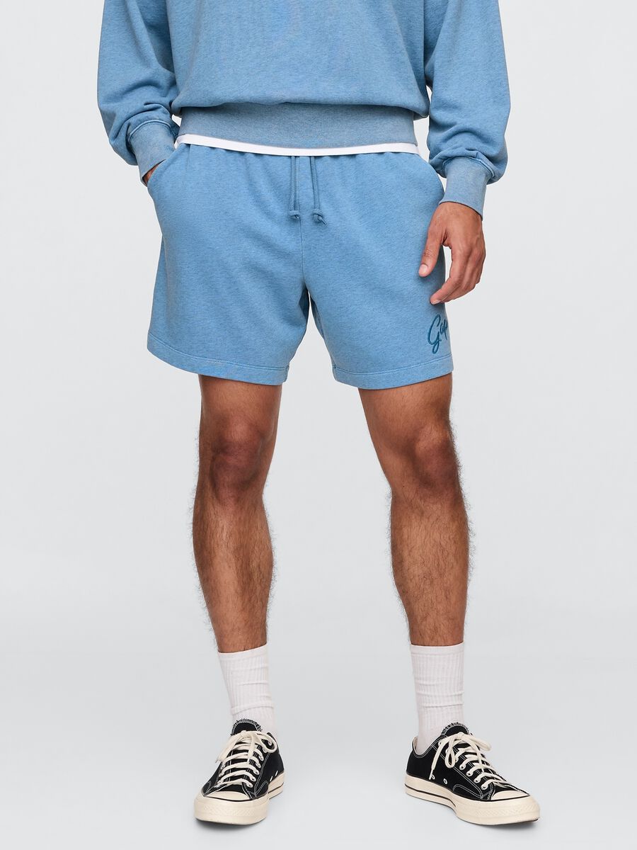 Shorts blu azzurro Gap in misto cotone Uomo_1
