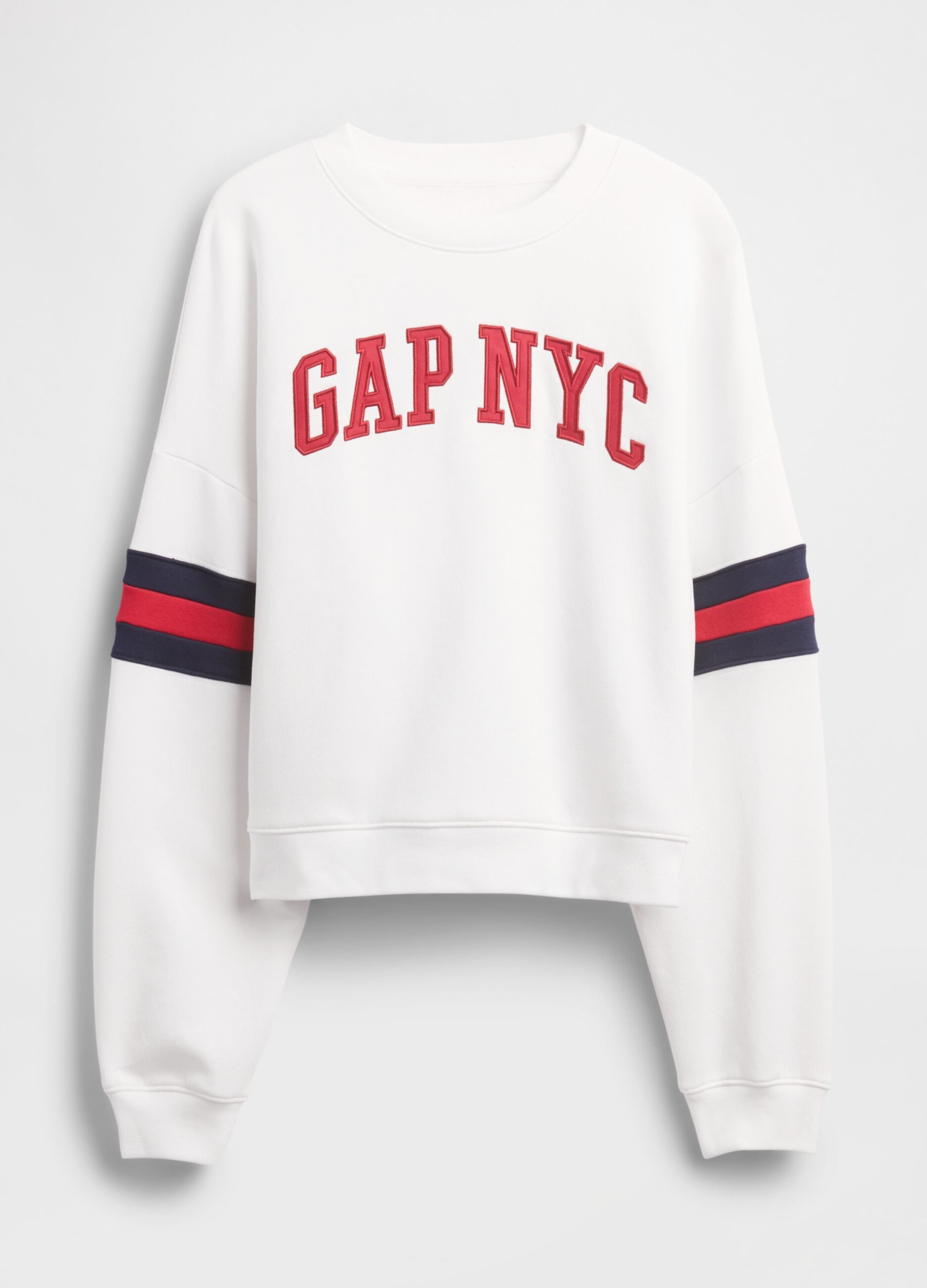 Felpa bianca con logo GAP NYC_3