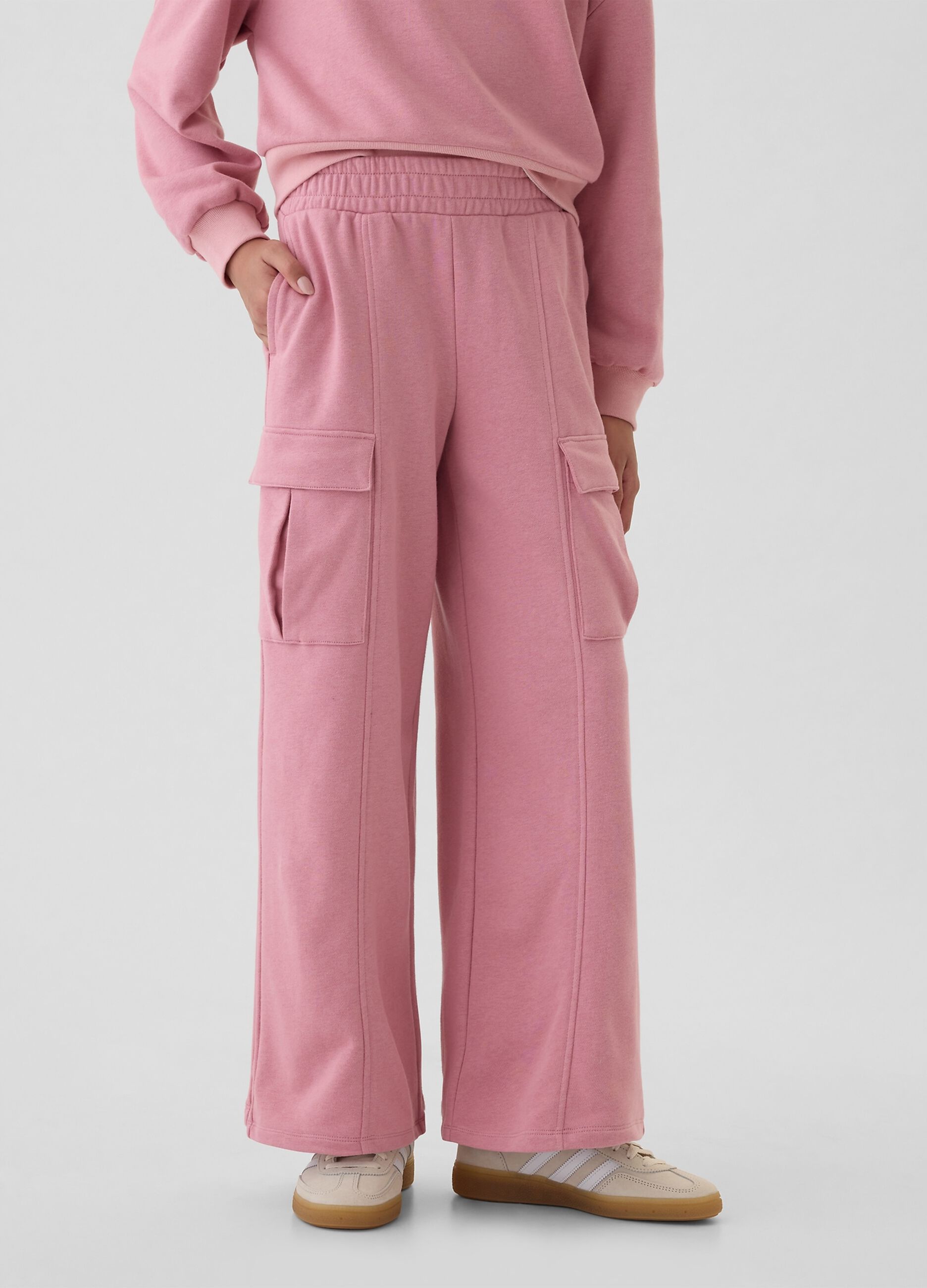 Joggers cargo a gamba larga_1