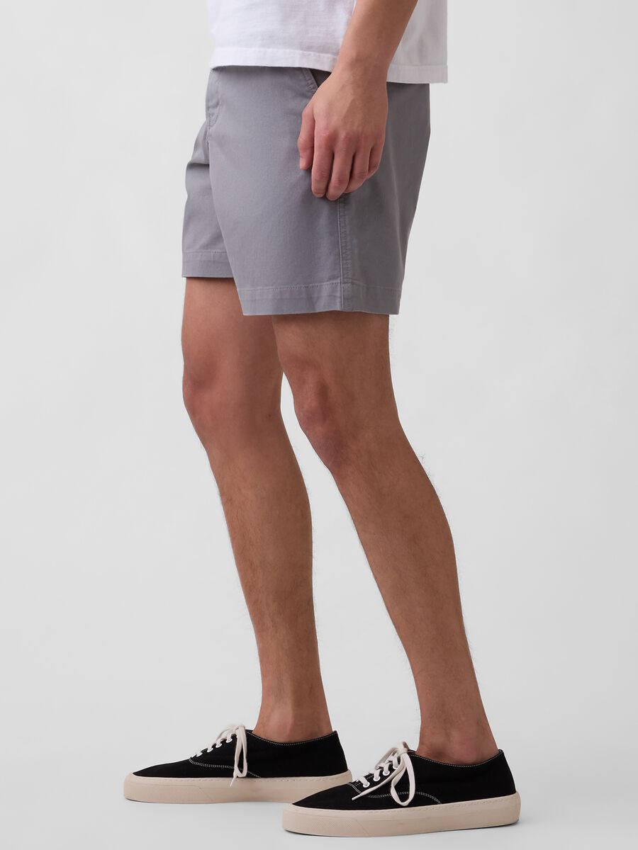 Stretch cotton shorts Man_3
