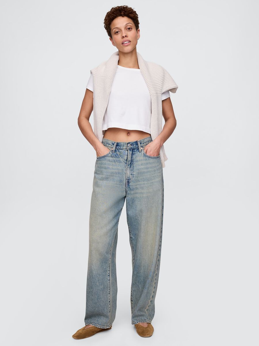 Jeans baggy in denim a cinque tasche Gap Unisex_1