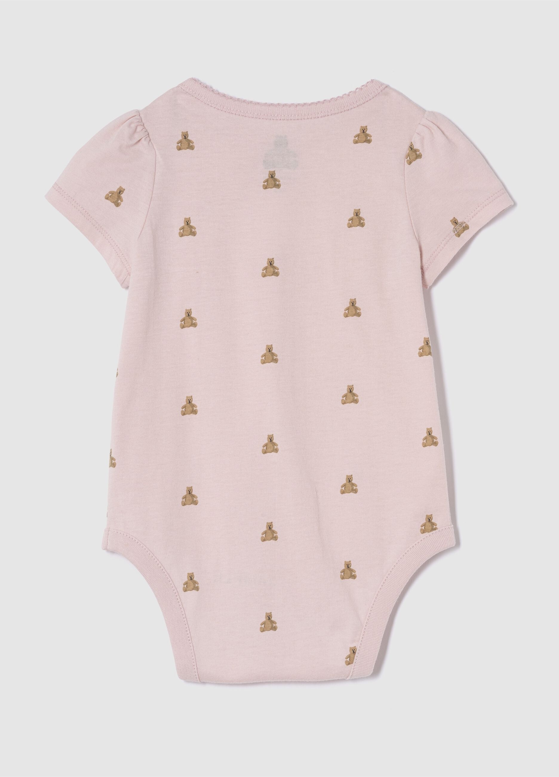 Body rosa per neonati in puro cotone GAP Kids_1