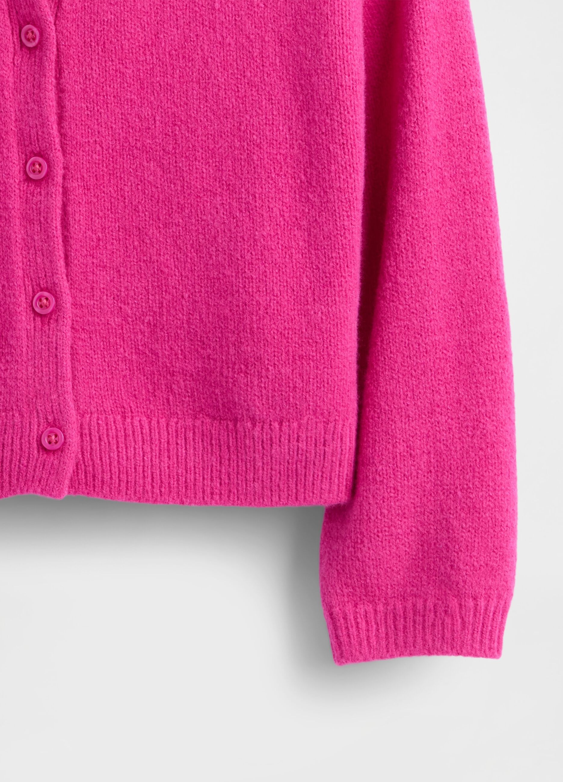 Pink Cotton Blend Cardigan_2