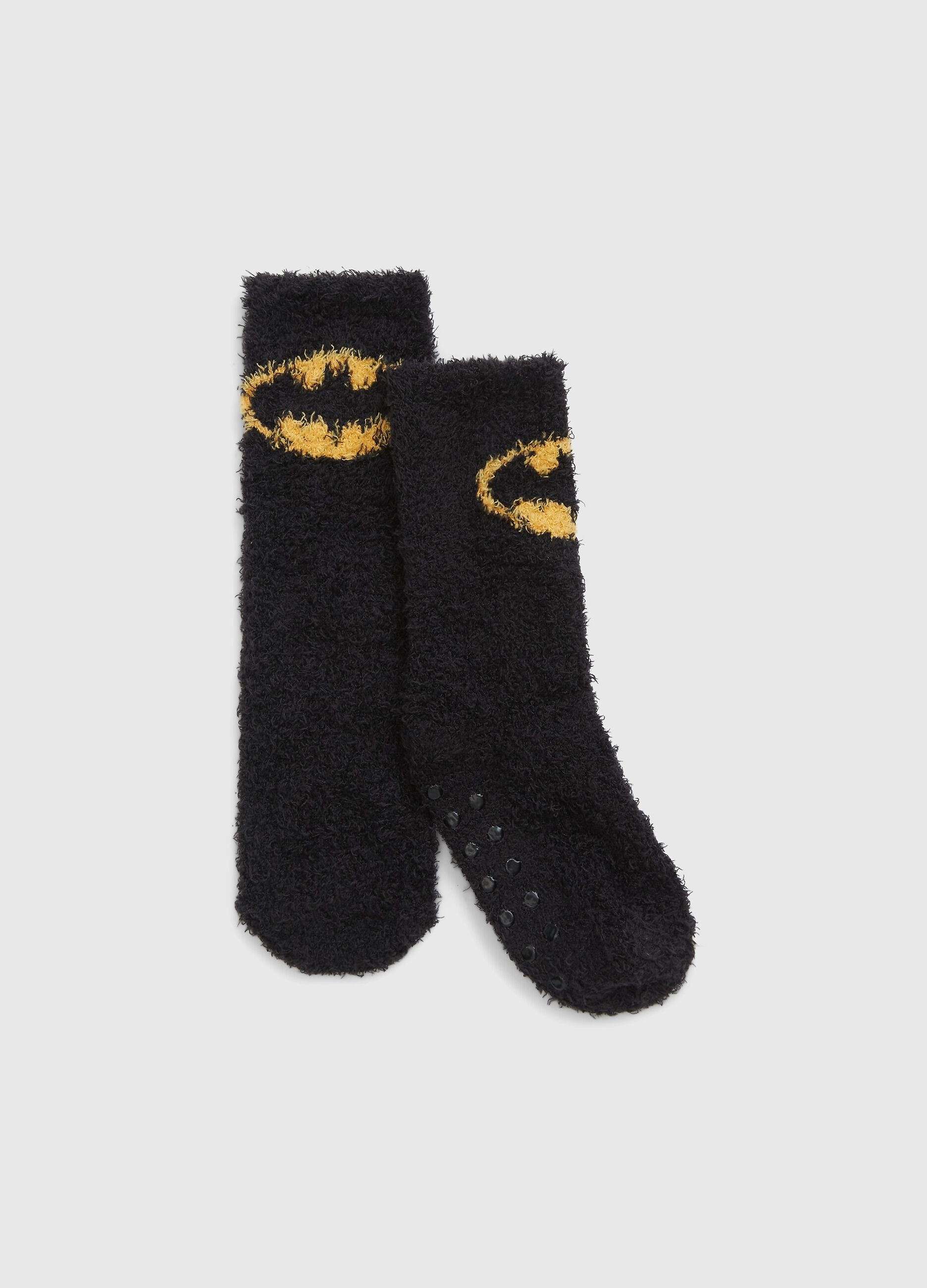 Slipper socks with Warner Bros Batman logo