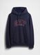 Felpa con cappuccio e logo GAP in misto cotone_3