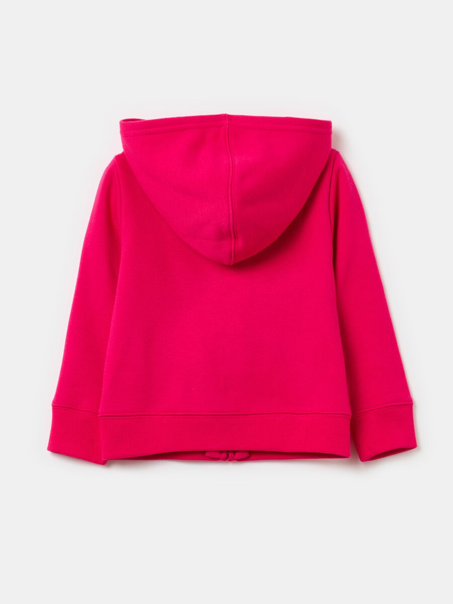 Full-zip con cappuccio ricamo logo Bimba_1