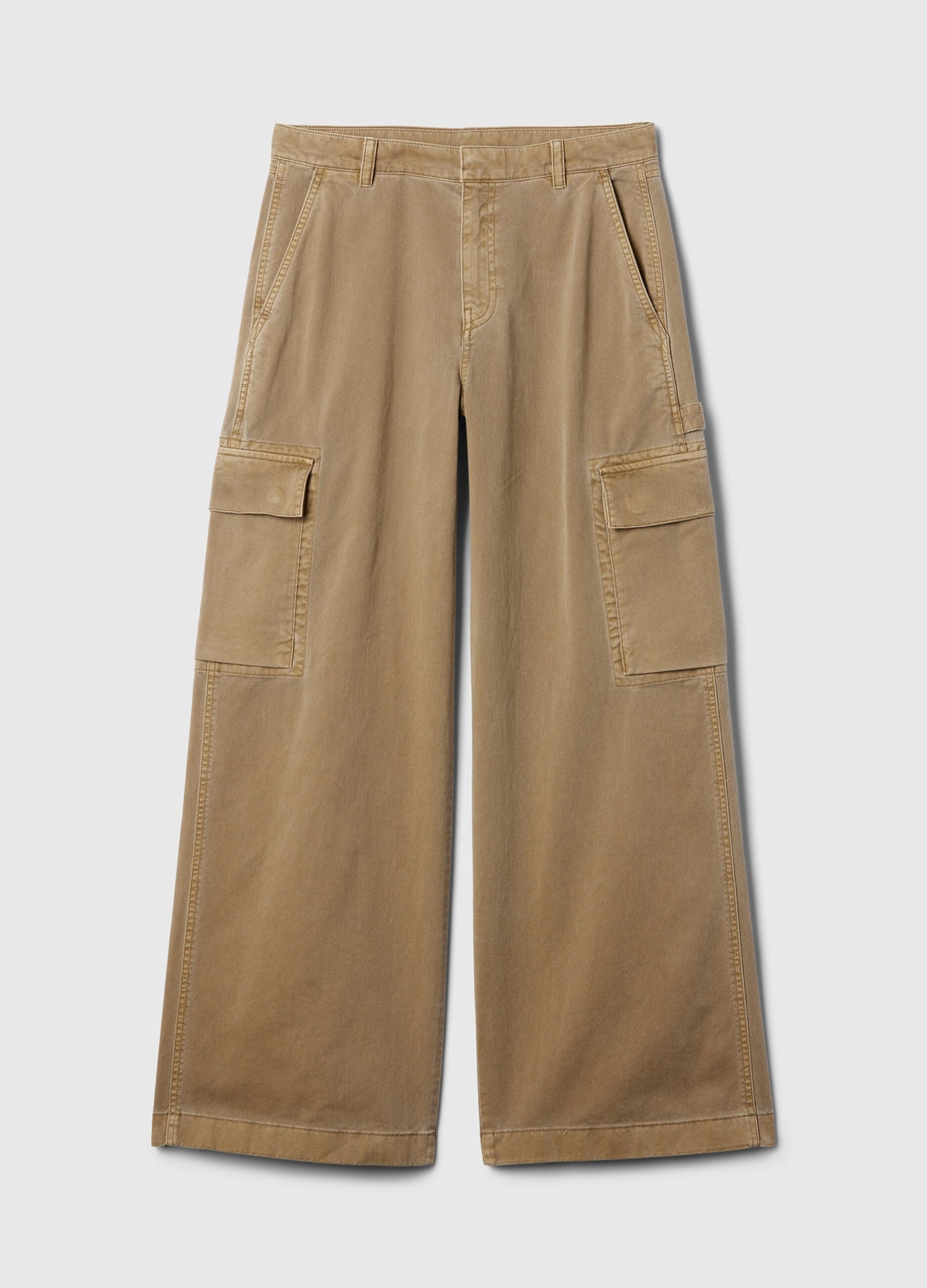 Baggy-fit cargo trousers_7
