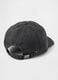 Cappello da baseball nero in cotone_1