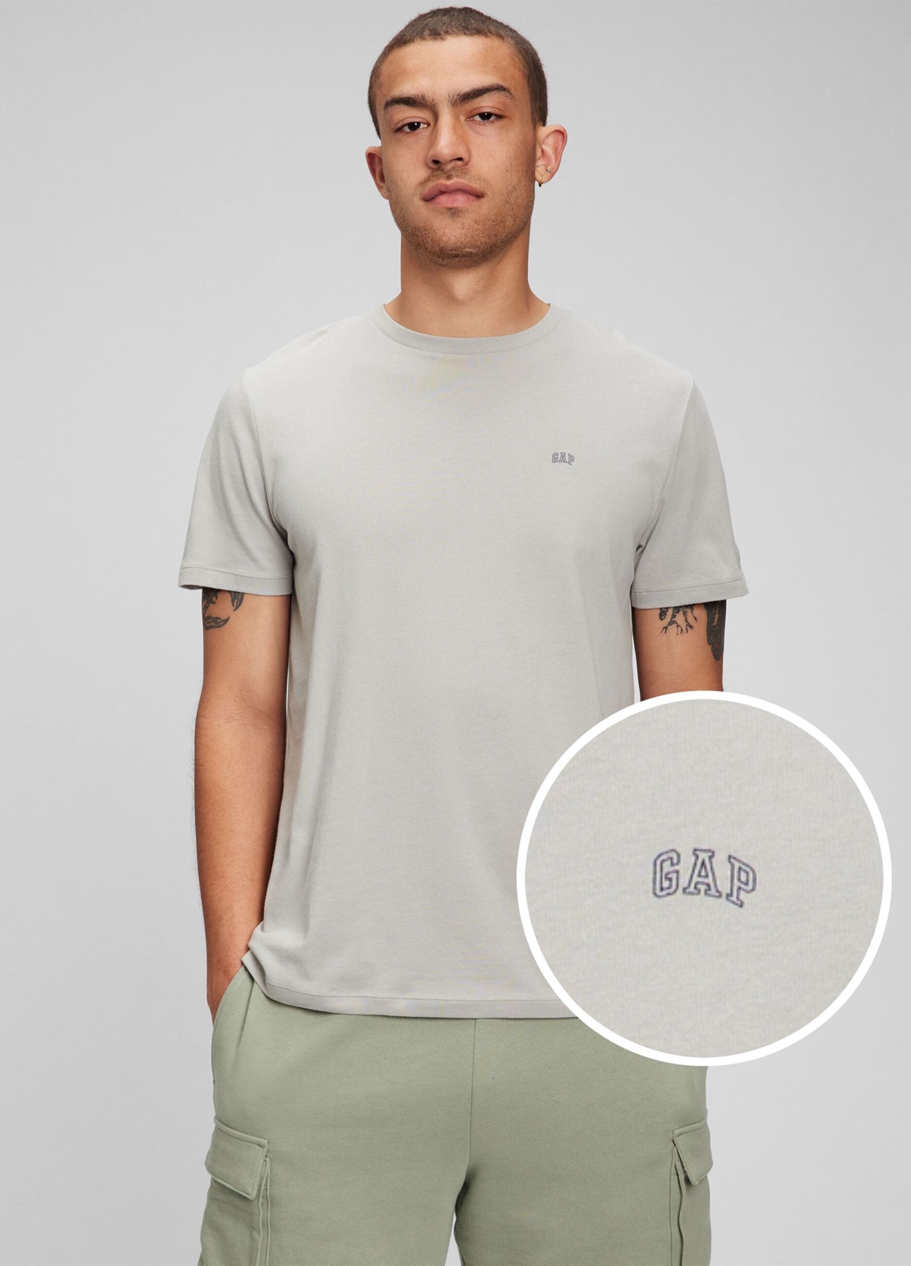 Two-pack T-shirts with embroidered logo_1