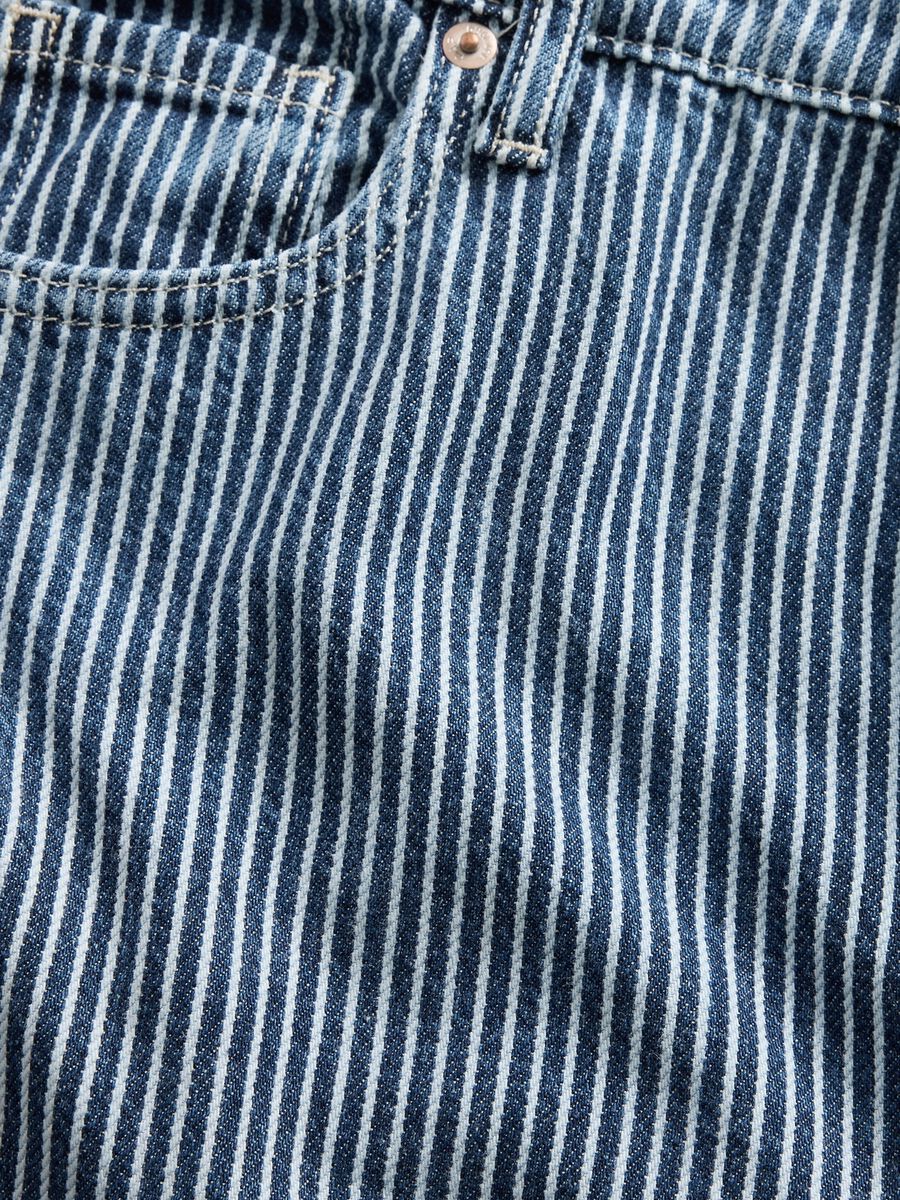 Jeans a righe bianche e blu Gap in misto cotone e Lyocell Donna_5