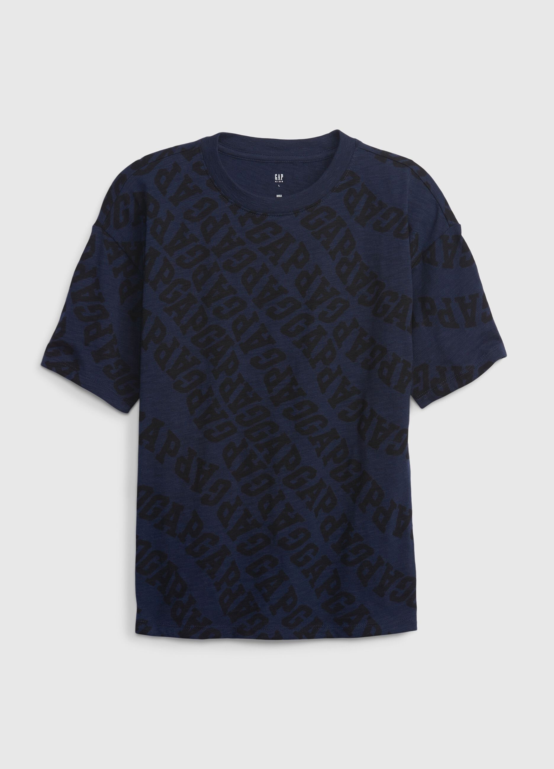 T-shirt with all-over logo print_1