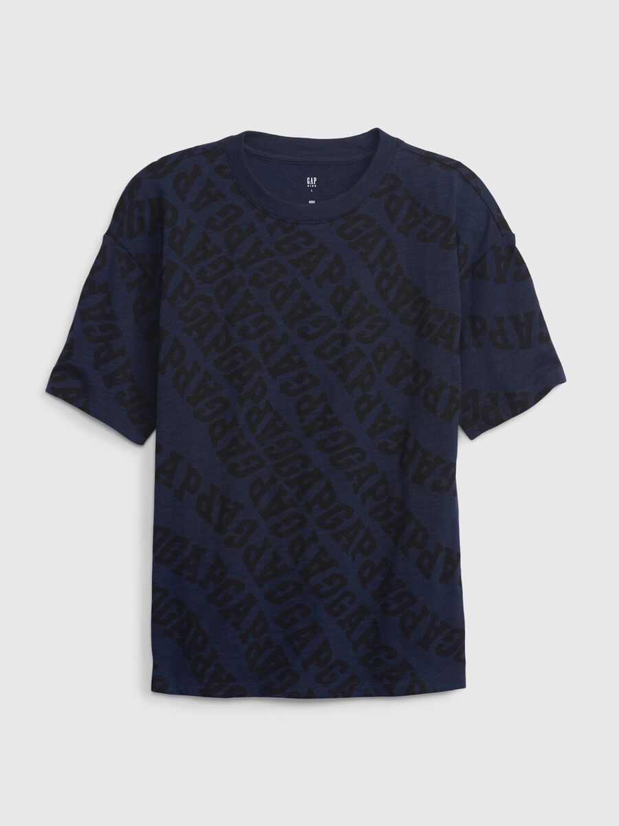 T-shirt with all-over logo print Boy_1