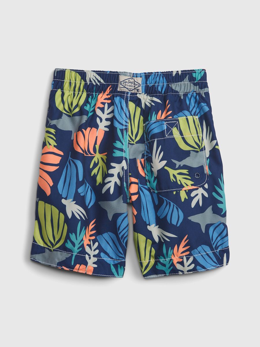 Swim shorts with drawstring Newborn Boy_1