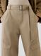 Pantalone cargo in twill stretch con cintura_4