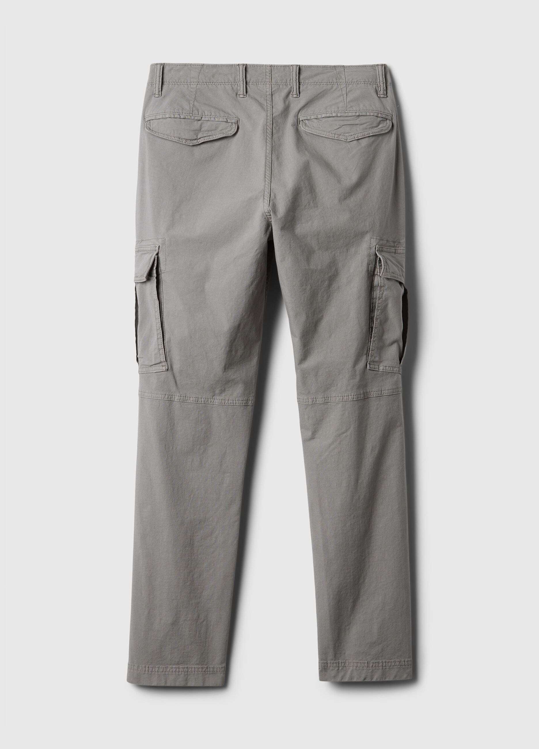 Cargo trousers in stretch cotton_4