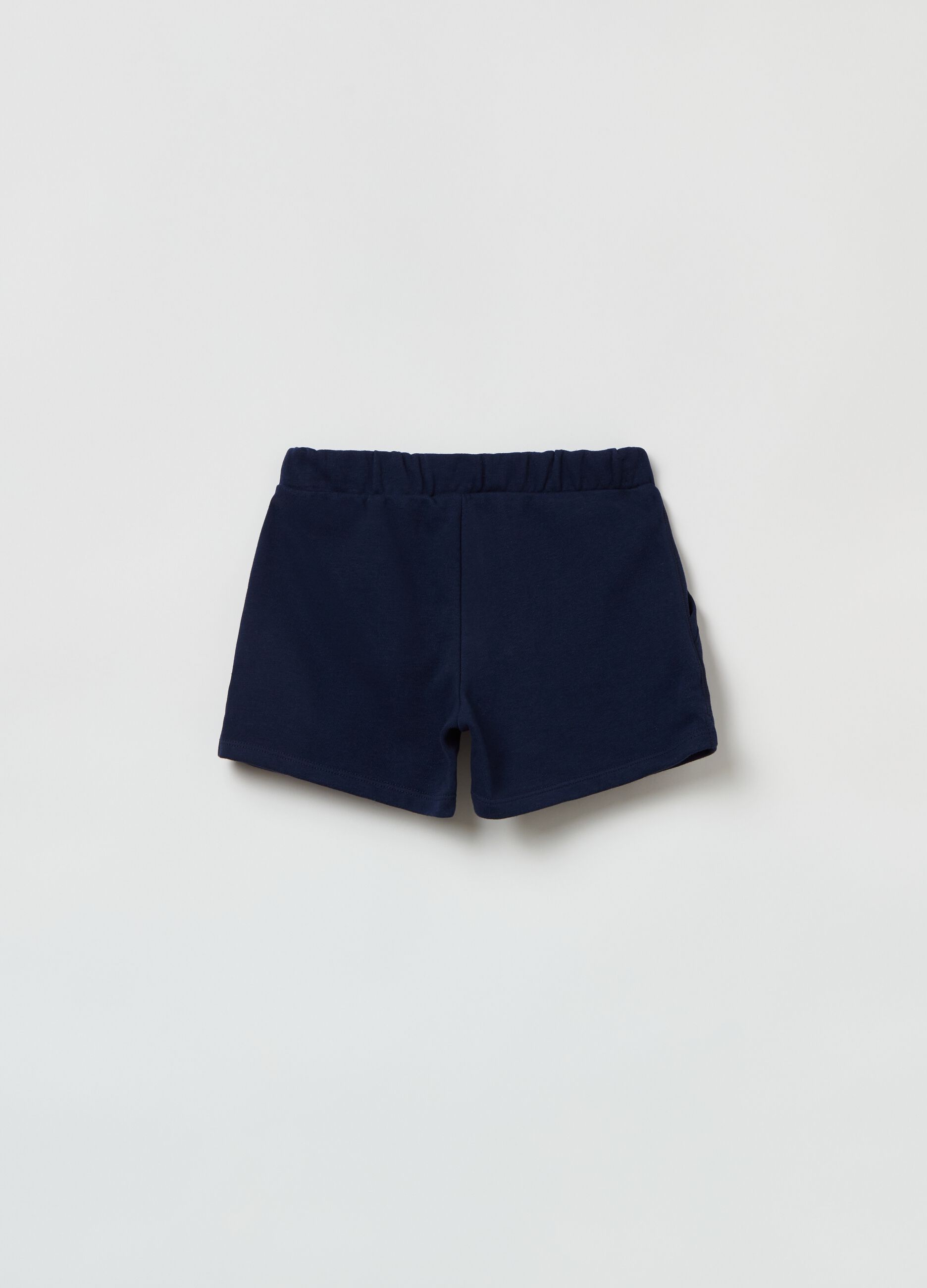 Shorts in French Terry con logo_1