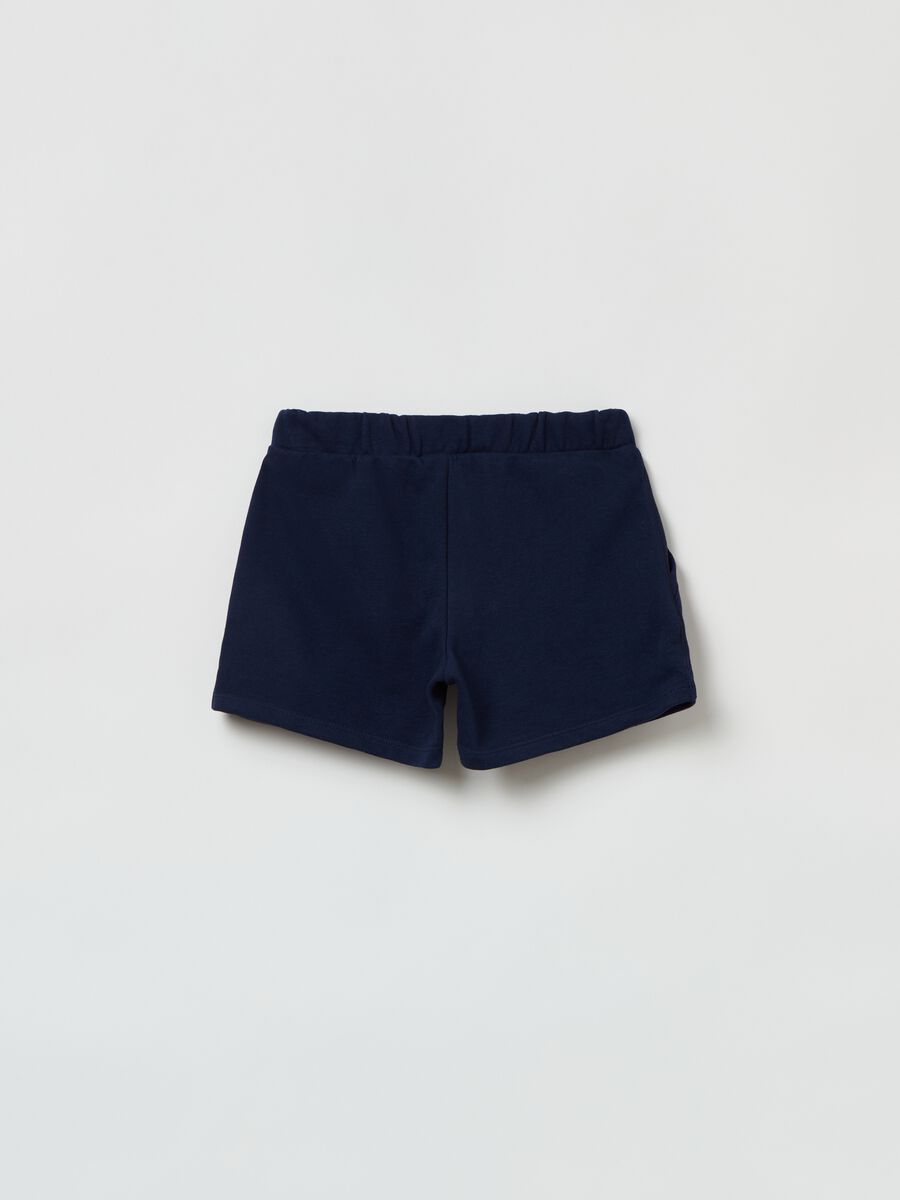 Shorts in French Terry con logo Bambina_1