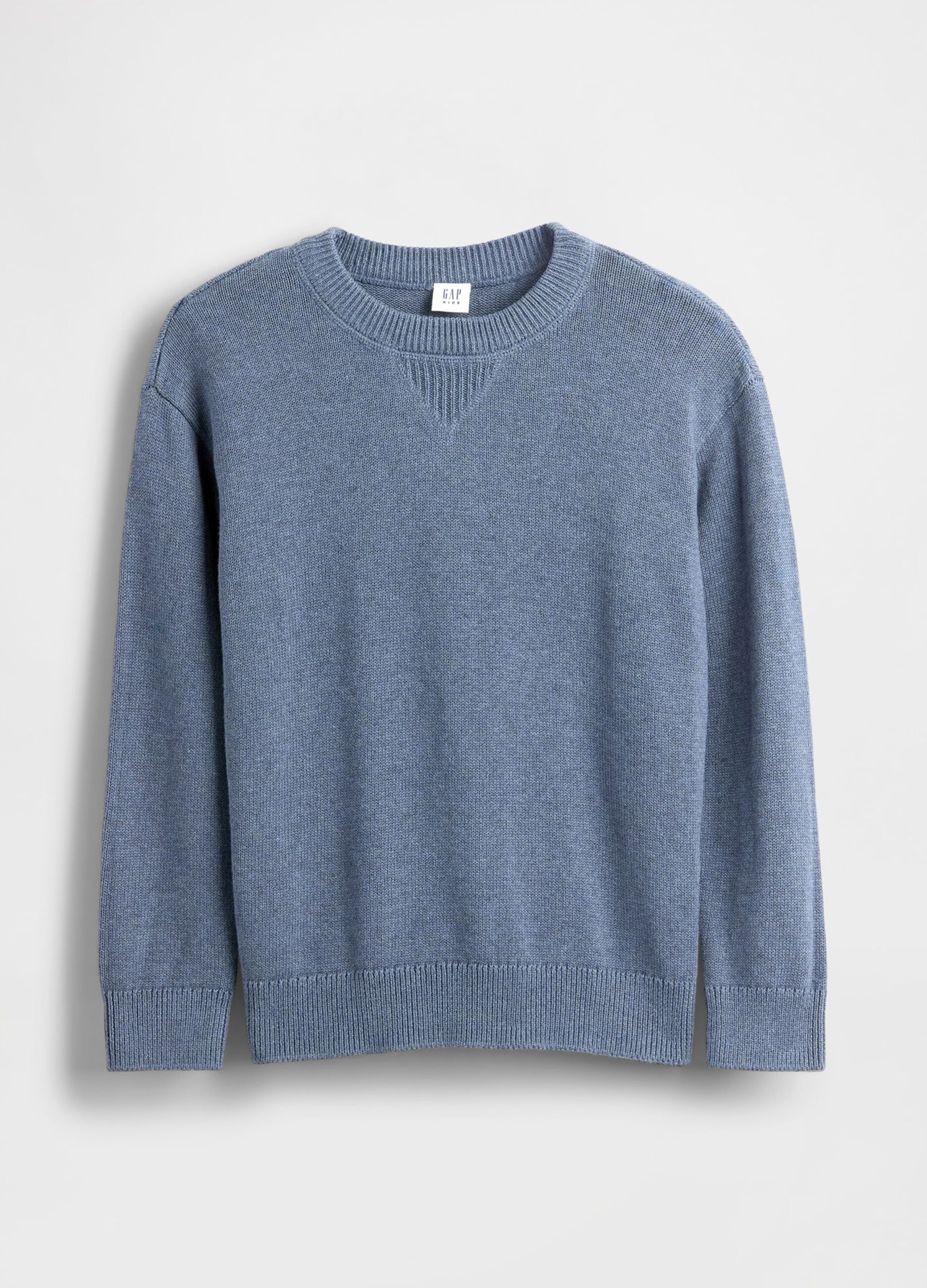 Maglione blu in cotone per bambino_3