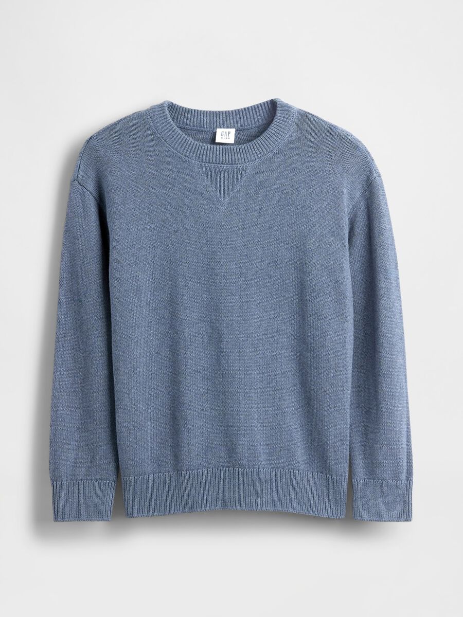 Maglione blu in cotone per bambino Bambino_3
