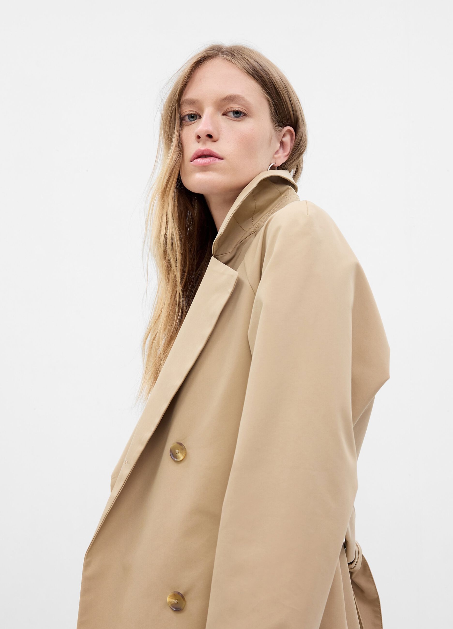 Trench lungo con maniche raglan_2