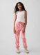 Joggers in misto cotone con logo GAP e stampa floreale_0