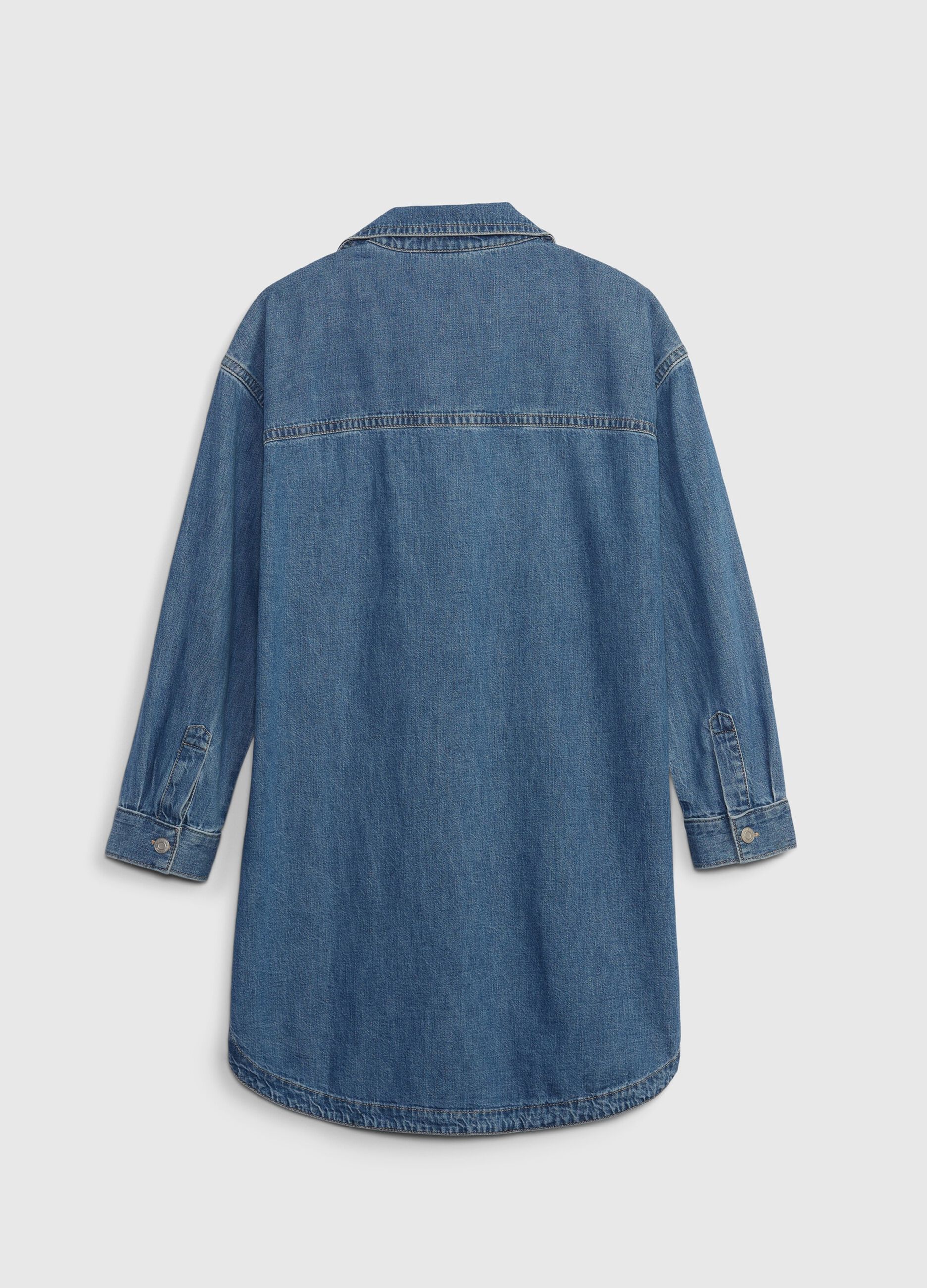 Denim shirt dress_1