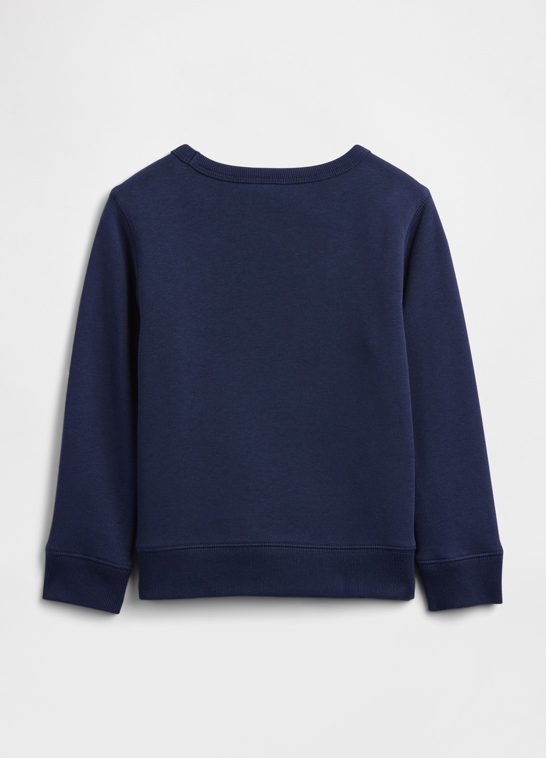Felpa blu per bambino in misto cotone_1