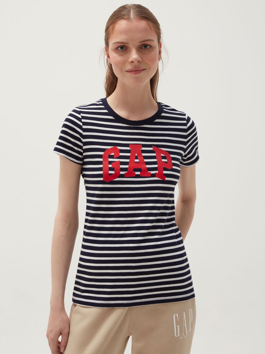 Bipack t-shirt con stampa logo Donna_1
