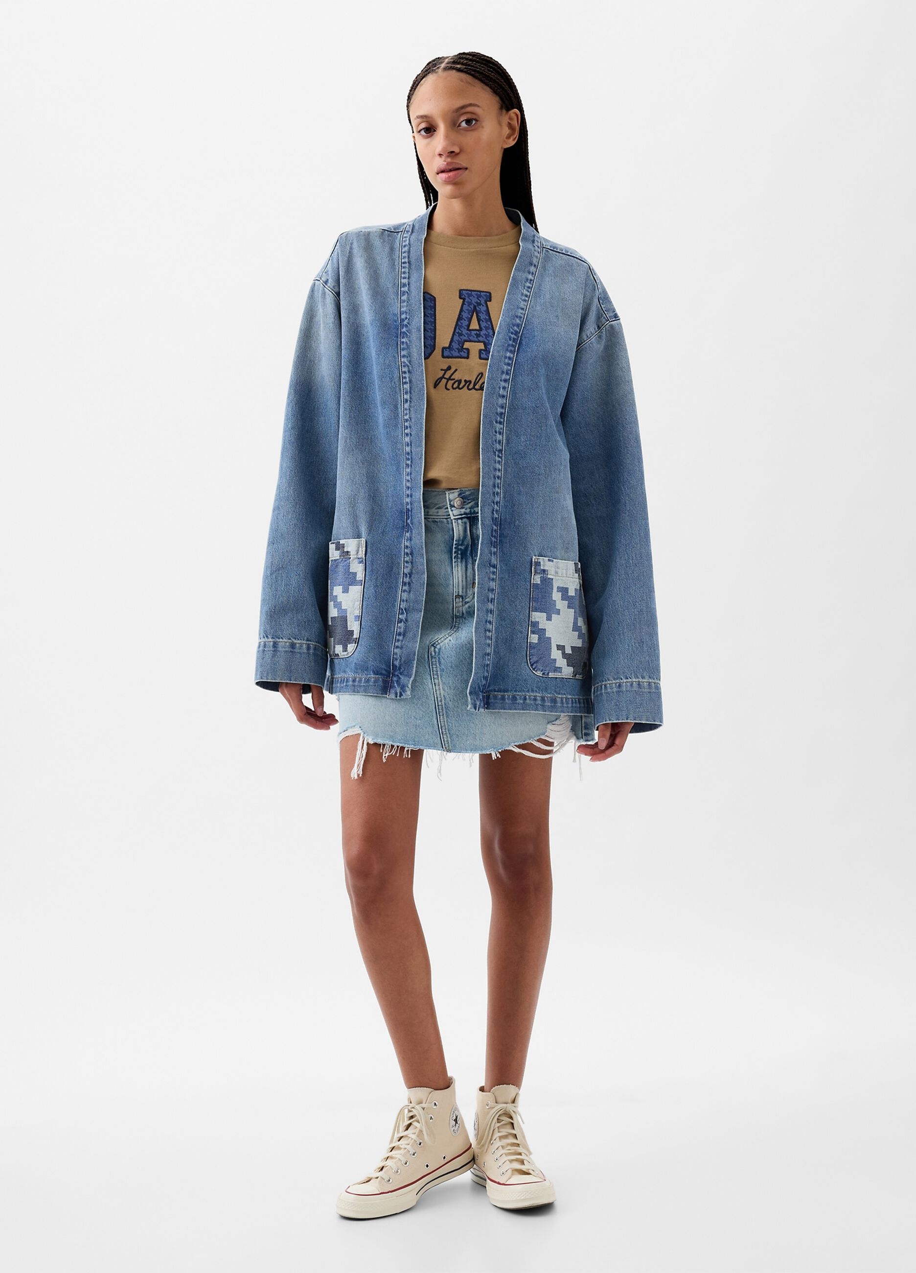 DAP x GAP Kimono in denim di cotone bio