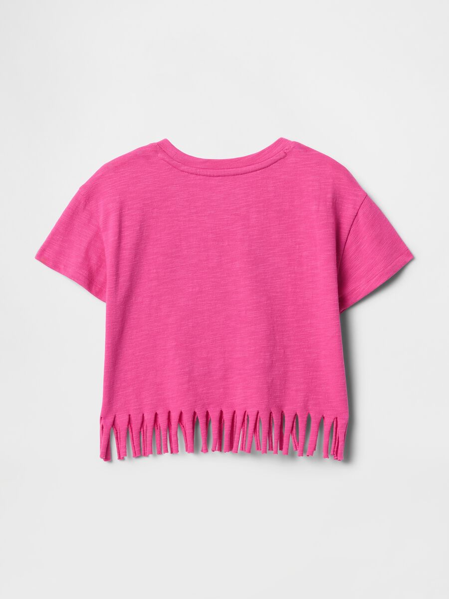 Pink Minnie Fringe T-shirt for Girls Baby Girl_1
