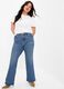 Jeans flare fit effetto maltinto_2
