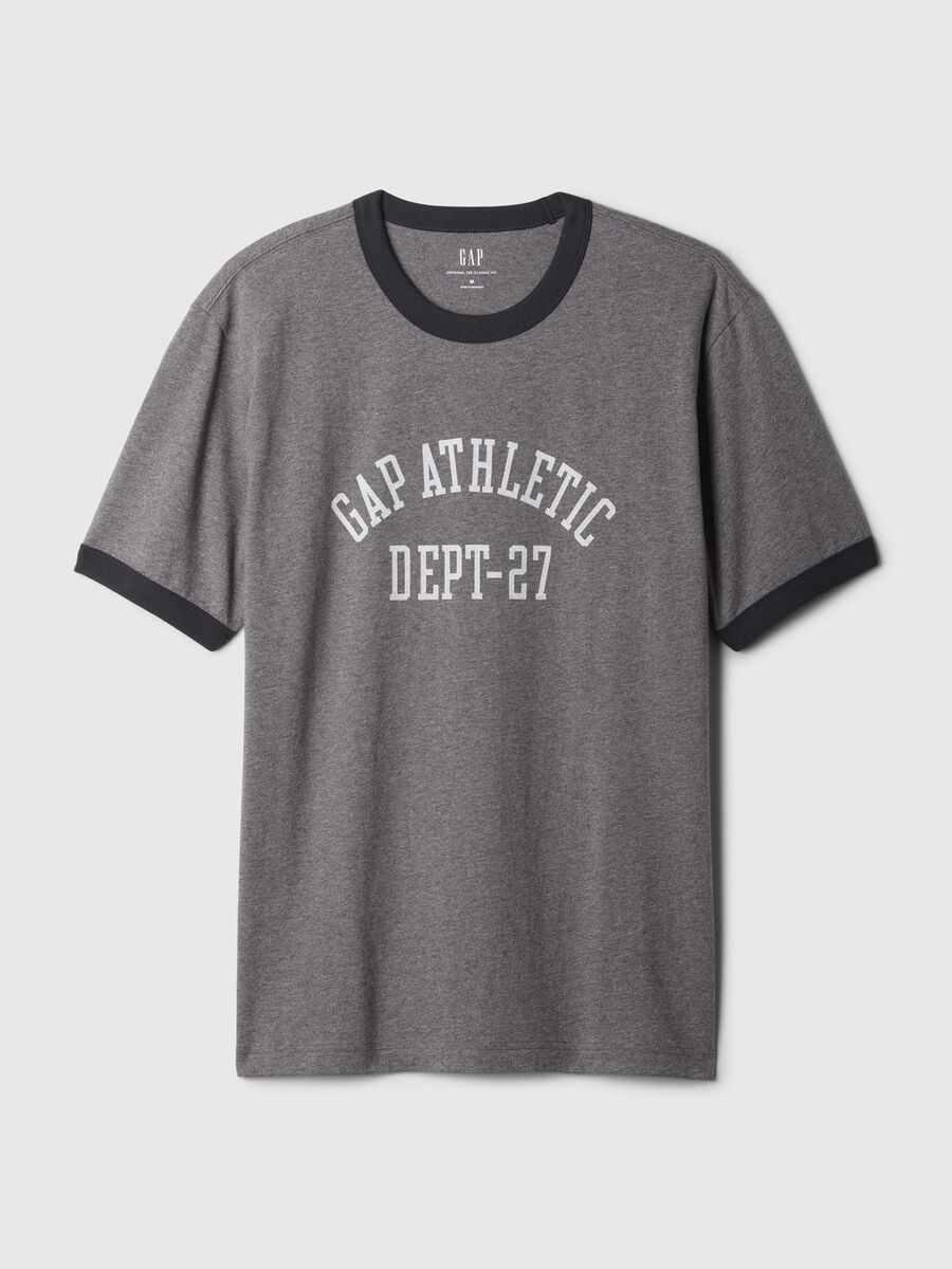 T-shirt in cotone con stampa logo Uomo_3