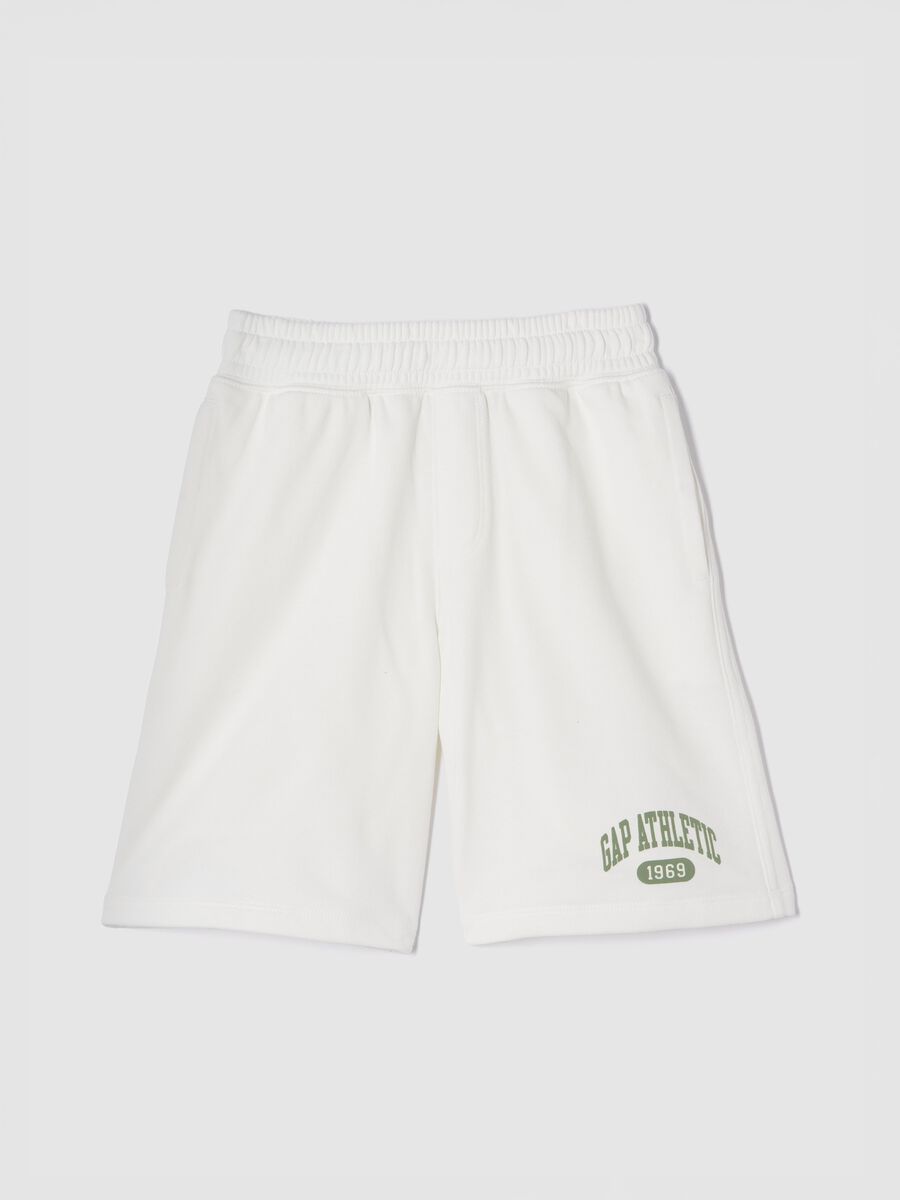 Pantaloncini sportivi bianchi GAP Athletics Boy_0