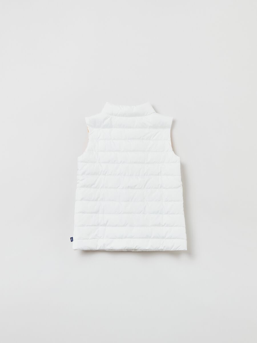 Gilet trapuntato full-zip Bambina_1