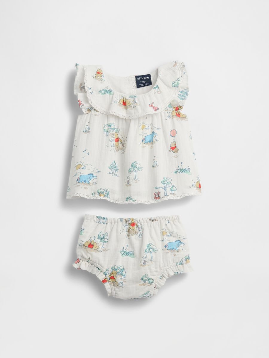Multicoloured pure cotton baby girl set with Winnie-the-Pooh Newborn Boy_1