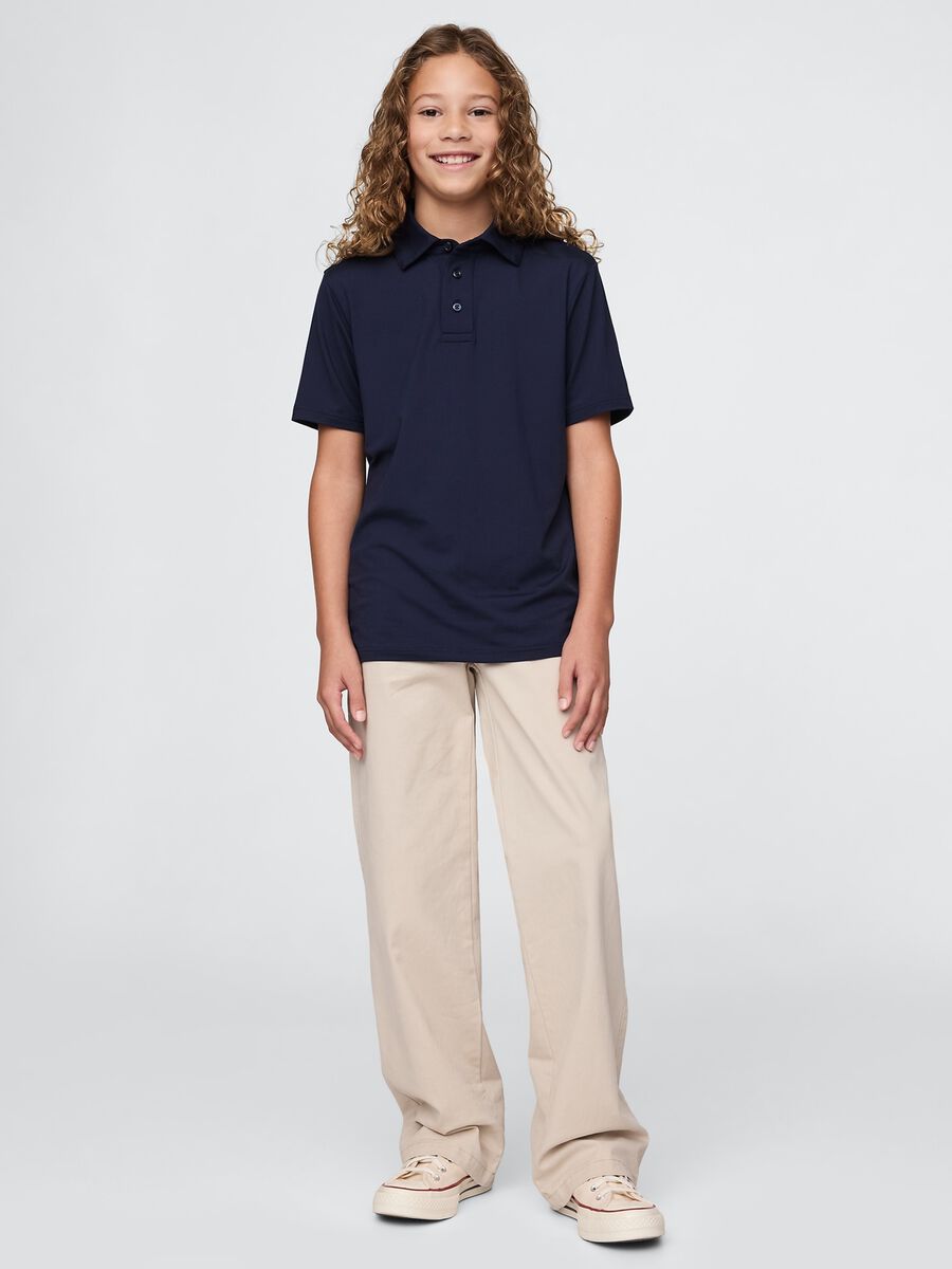 Navy Blue Short Sleeve Polo for Boys GAP Boy_1