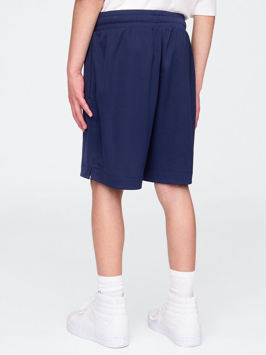 Shorts blu in cotone Boy_2