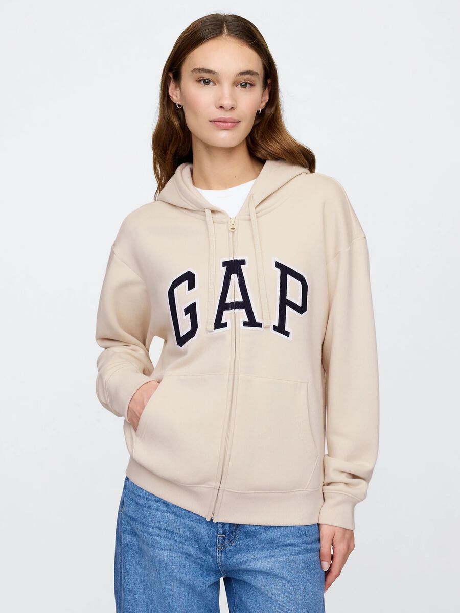 Felpa con cappuccio e full-zip Donna_0