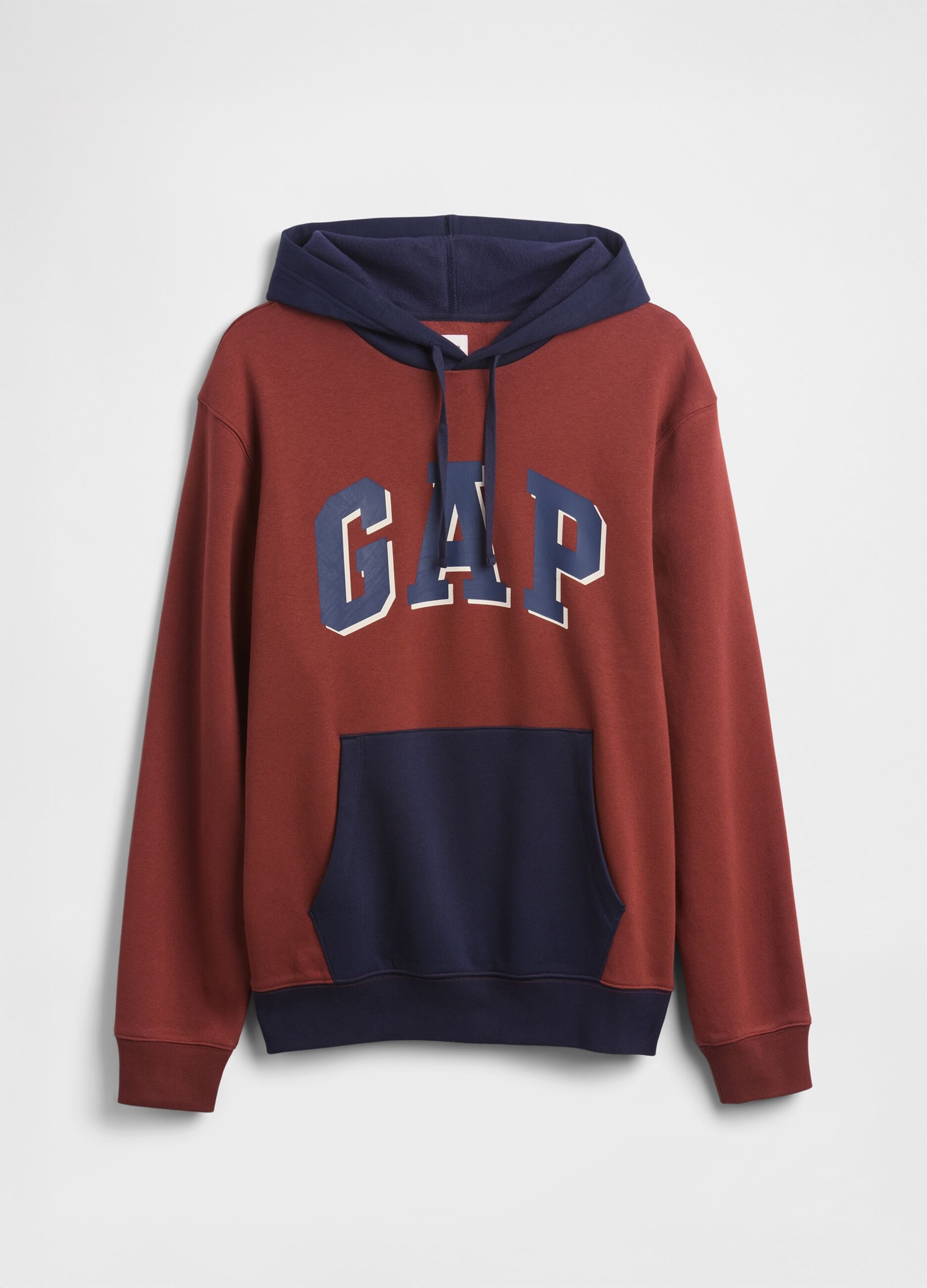 Felpa con cappuccio e logo