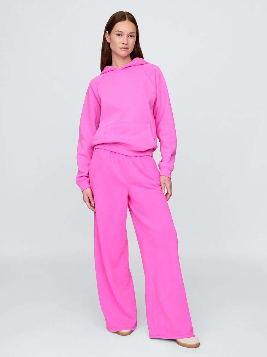 Pantaloni rosa ampi palazzo Donna_0