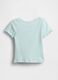 T-shirt con maniche arricciate_1